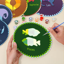 Charger l&#39;image dans la galerie, Peinture par numéros Sets de Table 20 cm (12 pièces) - Série Signes du Zodiaque 3