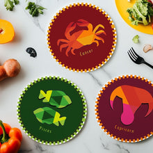 Charger l&#39;image dans la galerie, Peinture par numéros Sets de Table 20 cm (12 pièces) - Série Signes du Zodiaque 3