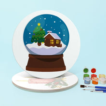 Charger l&#39;image dans la galerie, Peinture par numéros Sets de Table 20 cm (4 pièces) - Thème de Noël 2