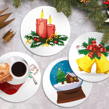 Charger l&#39;image dans la galerie, Peinture par numéros Sets de Table 20 cm (4 pièces) - Thème de Noël 2
