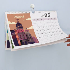 Calendrier Peinture par Numéros 2026 - Monuments célèbres