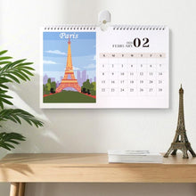 Charger l&#39;image dans la galerie, Calendrier Peinture par Numéros 2026 - Monuments célèbres