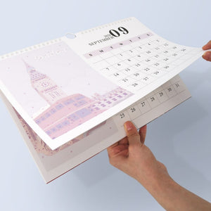 Calendrier Peinture par Numéros 2026 - Monuments célèbres