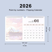 Charger l&#39;image dans la galerie, Calendrier Peinture par Numéros 2026 - Monuments célèbres