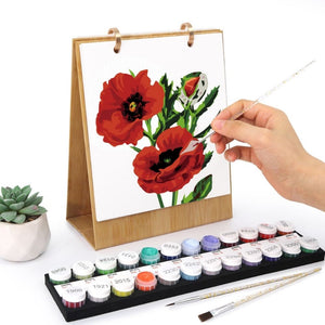 Calendrier Peinture par Numéros 2026 - Fleurs de saison