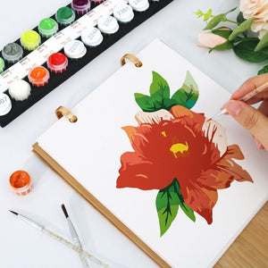 Calendrier Peinture par Numéros 2026 - Fleurs de saison
