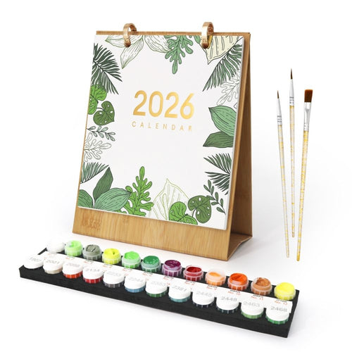 Calendrier Peinture par Numéros 2026 - Plantes d’intérieur en pot Figured'Art
