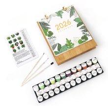 Charger l&#39;image dans la galerie, Calendrier Peinture par Numéros 2026 - Plantes d’intérieur en pot