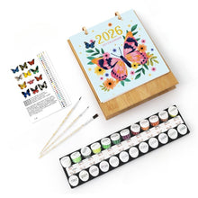 Charger l&#39;image dans la galerie, Calendrier Peinture par Numéros 2026 - Papillons colorés