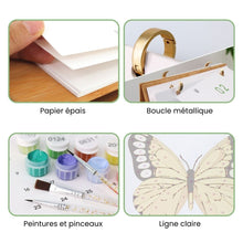 Charger l&#39;image dans la galerie, Calendrier Peinture par Numéros 2026 - Papillons colorés