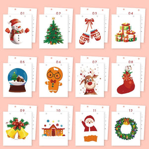 Calendrier Peinture par Numéros 2026 - Icônes classiques de Noël