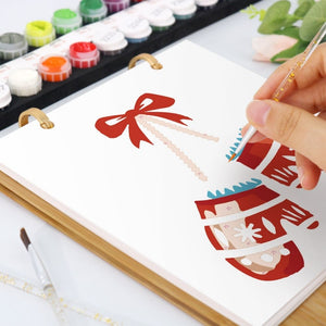 Calendrier Peinture par Numéros 2026 - Icônes classiques de Noël