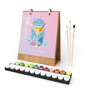 Calendrier Peinture par Numéros 2026 - Boissons cocktails Figured'Art