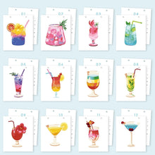 Charger l&#39;image dans la galerie, Calendrier Peinture par Numéros 2026 - Boissons cocktails