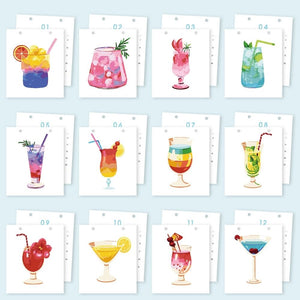 Calendrier Peinture par Numéros 2026 - Boissons cocktails