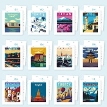 Charger l&#39;image dans la galerie, Calendrier Peinture par Numéros 2026 - Voyage autour du monde