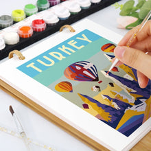 Charger l&#39;image dans la galerie, Calendrier Peinture par Numéros 2026 - Voyage autour du monde