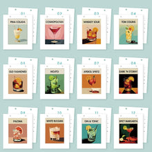 Charger l&#39;image dans la galerie, Calendrier Peinture par Numéros 2026 - Cocktails classiques