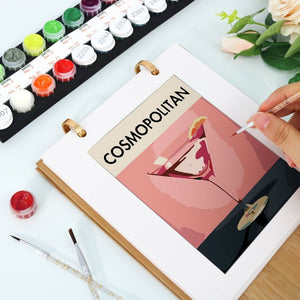 Calendrier Peinture par Numéros 2026 - Cocktails classiques