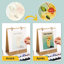 Charger l&#39;image dans la galerie, Calendrier Peinture par Numéros 2026 - Cocktails classiques