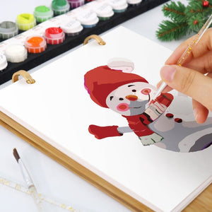 Calendrier Peinture par Numéros 2026 - Icônes de la période de Noël