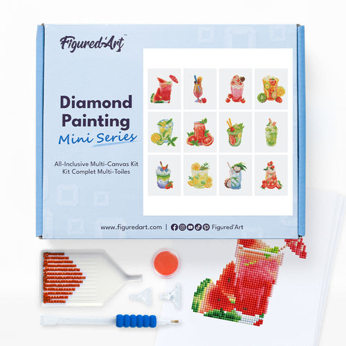 Mini Série Diamond Painting - Mocktails