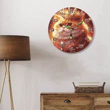 Charger l&#39;image dans la galerie, Horloge Peinture par Numéros - Chat Royal