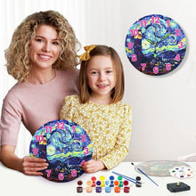 Charger l&#39;image dans la galerie, Horloge Peinture par Numéros - La Nuit étoilée