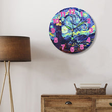 Charger l&#39;image dans la galerie, Horloge Peinture par Numéros - La Nuit étoilée