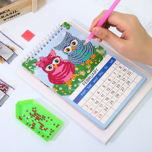 Calendrier de bureau DIY Art Diamond Painting 2025