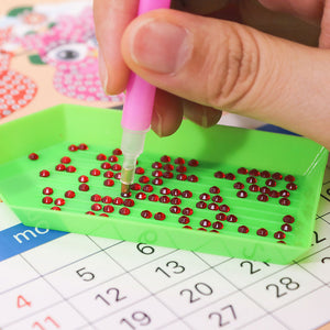 Calendrier de bureau DIY Art Diamond Painting 2025