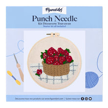 Charger l&#39;image dans la galerie, Punch Needle Panier de fraises