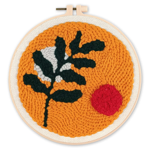 Punch Needle Botanic Abstrait 1