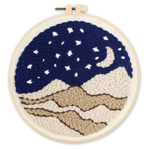 Punch Needle Nuit dans le désert