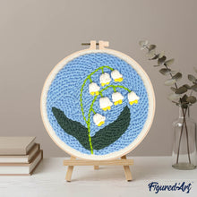 Charger l&#39;image dans la galerie, Punch Needle Muguet