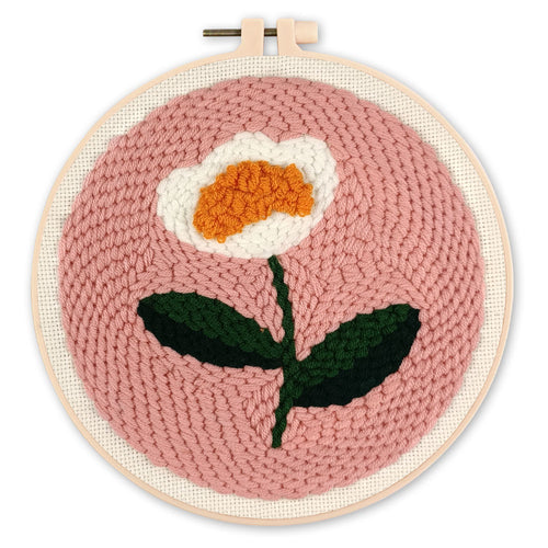 Punch Needle Une marguerite