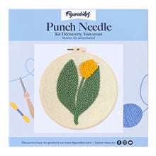 Charger l&#39;image dans la galerie, Punch Needle Tulipe jaune