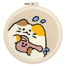 Charger l&#39;image dans la galerie, Punch Needle Chat jardinier