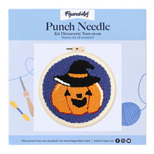 Charger l&#39;image dans la galerie, Punch Needle Citrouille d’Halloween