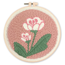 Charger l&#39;image dans la galerie, Punch Needle Fleurs blanches 2