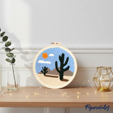 Charger l&#39;image dans la galerie, Punch Needle Après-midi dans le désert
