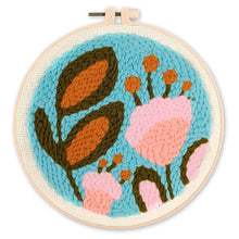 Charger l&#39;image dans la galerie, Punch Needle Fleurs sauvages