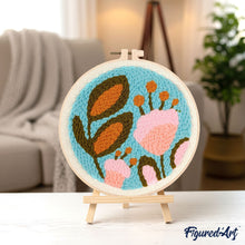 Charger l&#39;image dans la galerie, Punch Needle Fleurs sauvages