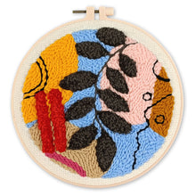 Charger l&#39;image dans la galerie, Punch Needle Botanic Abstrait 4