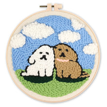 Charger l&#39;image dans la galerie, Punch Needle Duo de chiens