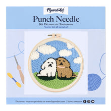 Charger l&#39;image dans la galerie, Punch Needle Duo de chiens