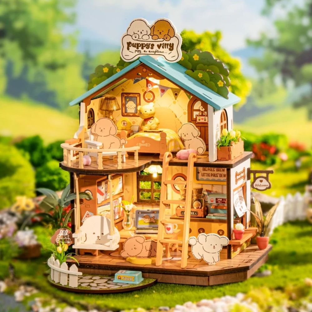 Maison Miniature Villa Douillette du Chiot