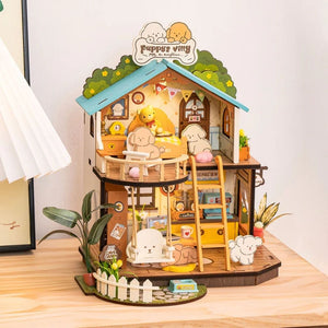 Maison Miniature Villa Douillette du Chiot