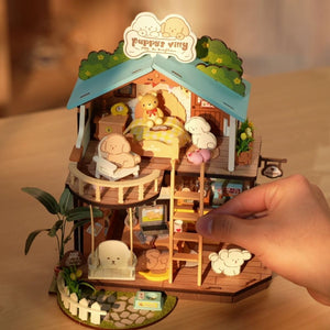 Maison Miniature Villa Douillette du Chiot