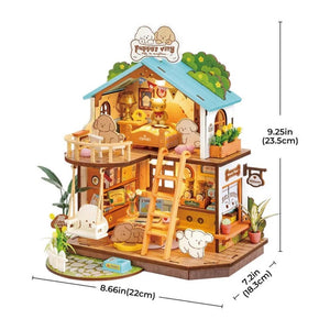Maison Miniature Villa Douillette du Chiot